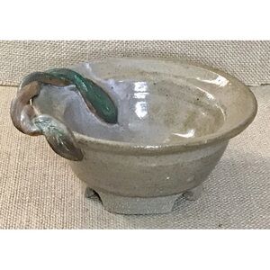 Twisted Vine Pottery Bowl Trinket Dish Botanical Boho Goblincore Eclectic